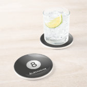 En Grès Dessous de verre Personnalisé De Boisson À 8 Ballo (Côté)