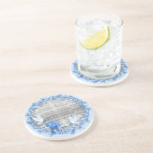 En Grès Dessous de verre personnalisé Dove (Côté)