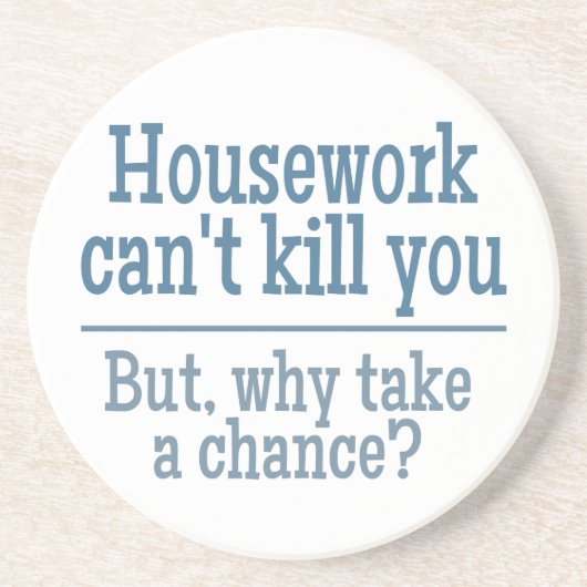 En Grès DESSOUS DE VERRE personnalisé HOUSEWORK (Devant)