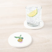 En Grès Dessous de verre philippins d'agrume de citron de (Côté)