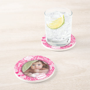 En Grès Dessous de verre photo bébé