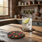 En Grès Dessous de verre Piments Forts Épicés