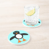 En Grès Dessous de verre Pingouin Mignon (Côté)