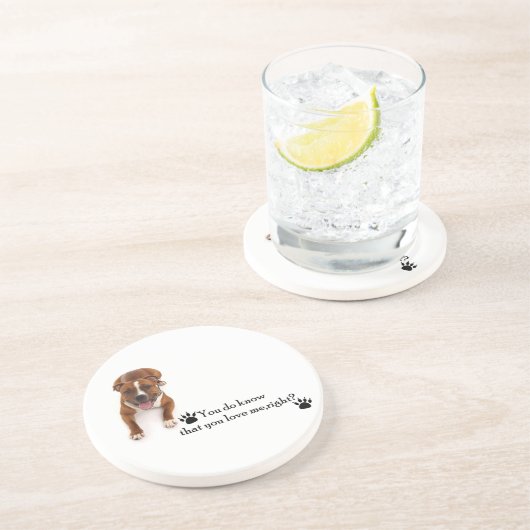 En Grès Dessous de verre Pitbull (Côté)