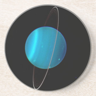 En Grès Dessous de verre planétaires - Uranus
