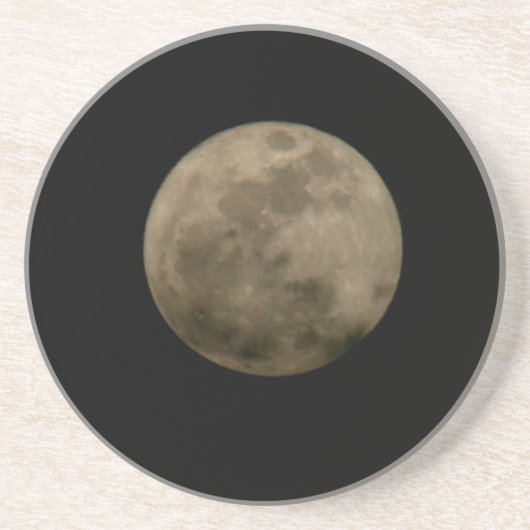 En Grès Dessous de verre Pleine lune (Devant)