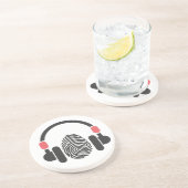 En Grès Dessous de verre - Podcast à boucle double (Côté)