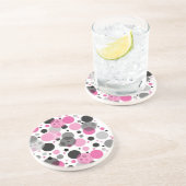 En Grès dessous de verre pois (Côté)