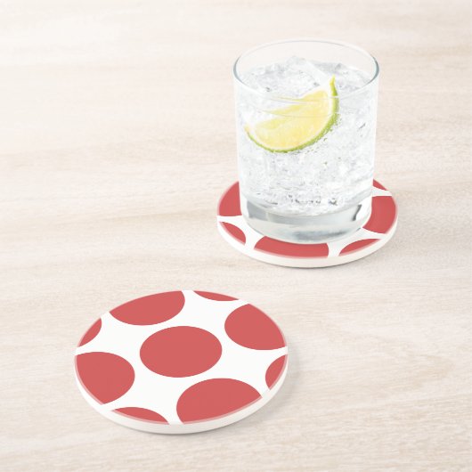 En Grès Dessous de verre Pois (Côté)