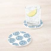 En Grès Dessous de verre Pois de Zebra (Côté)