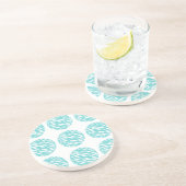 En Grès Dessous de verre Pois de Zebra (Côté)