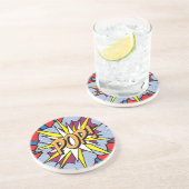 En Grès Dessous de verre Pop Art Sandstone (Côté)