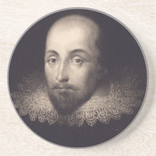 En Grès dessous de verre "Portrait de Shakespeare"