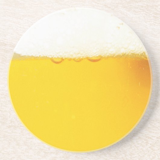 En Grès Dessous de verre potables savoureux de bière (Devant)