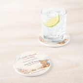 En Grès Dessous de verre pour Baby Shower | Nounours | Pet (Côté)