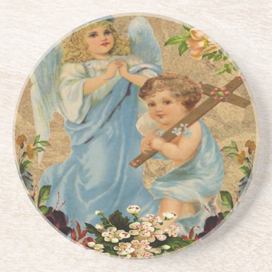 En Grès Dessous de verre pour enfants Angel (Devant)