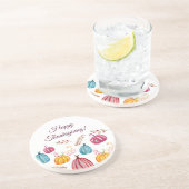 En Grès Dessous de verre pour la fête d'Action de grâce (Côté)