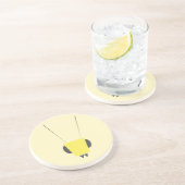 En Grès Dessous de verre principaux d'abeille (Côté)