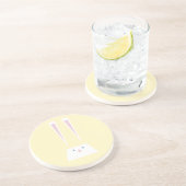 En Grès Dessous de verre principaux de lapin (Côté)