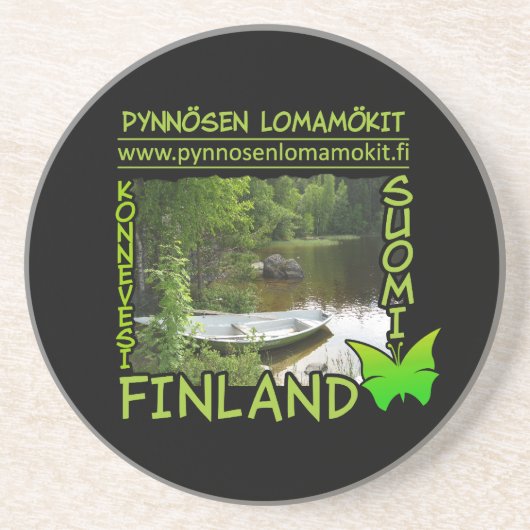 En Grès Dessous de verre Pynnösen Lomamökit (Devant)
