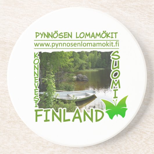 En Grès Dessous de verre Pynnösen Lomamökit (Devant)