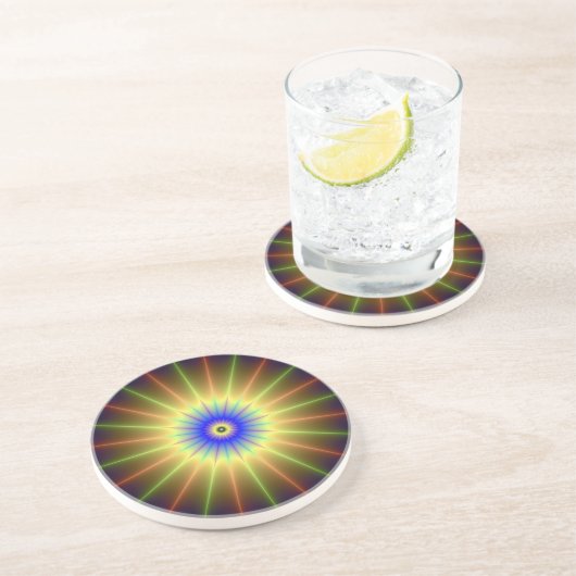 En Grès Dessous de verre Radient Star (Côté)