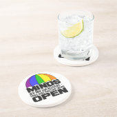 En Grès Dessous de verre Rainbow Parachute (Côté)