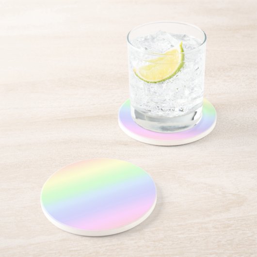 En Grès Dessous de verre Rainbow Pastel (Côté)