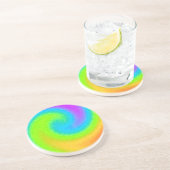 En Grès Dessous de verre Rainbow Yin Yang Sandstone (Côté)