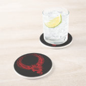 En Grès Dessous de verre Red Dragon Ryuu (Côté)