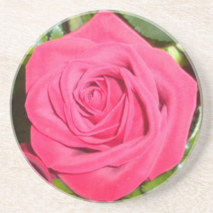 En Grès Dessous de verre Red Rose