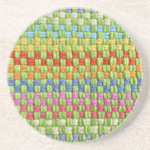 En Grès Dessous de verre Retro joyeux Potholder