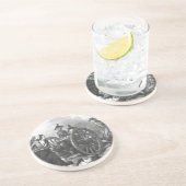 En Grès Dessous de verre révolutionnaires de canon de broc (Côté)