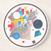 En Grès DESSOUS DE VERRE ROND - Cercle Lumineux (1922) par (Devant)