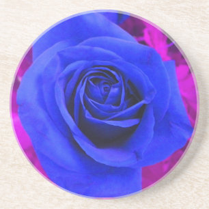 En Grès Dessous de verre Rose bleu Sapphire