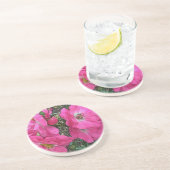 En Grès Dessous de verre Rose Escalade rose (Côté)