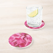 En Grès Dessous de verre rose Hyacinth (Côté)
