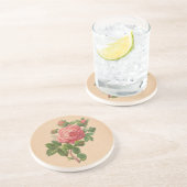 En Grès Dessous de verre roses de cru (Côté)