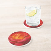 En Grès Dessous de verre roses flambants (Côté)