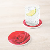 En Grès Dessous de verre roses Rose Rouge Cadeaux Keepsaké (Côté)