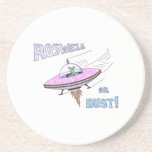 En Grès DESSOUS DE VERRE ROSWELL (blanc) (Devant)