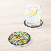 En Grès Dessous de verre royaux de crête (Côté)
