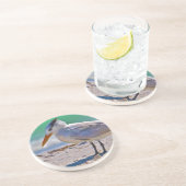 En Grès Dessous de verre royaux d'oiseau de sterne (Côté)