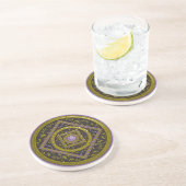 En Grès Dessous de verre Sagittarius Mandala (Côté)