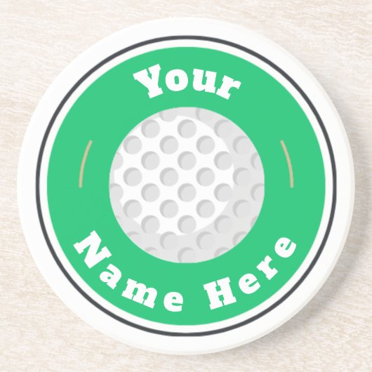 En Grès Dessous de verre Sandstone - Custom Golf (ajouter (Devant)