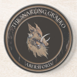 En Grès Dessous de verre Sandstone Snarling Graeko