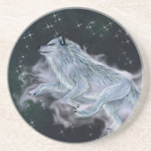 Dessous de verre Sandstone - Spirit Wolf