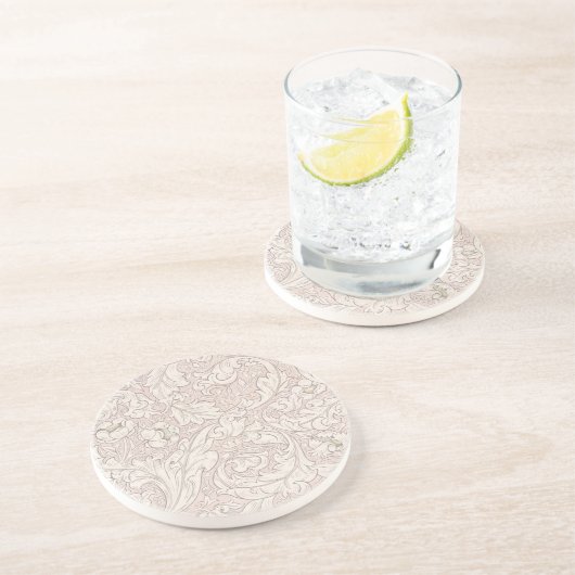 EN GRÈS DESSOUS DE VERRE SANDSTONE : WILLIAM MORRIS : DESI (Côté)