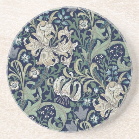 EN GRÈS DESSOUS DE VERRE SANDSTONE : WILLIAM MORRIS : HONE (Devant)