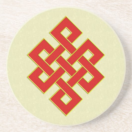 En Grès Dessous de verre sans fin de noeud (Devant)